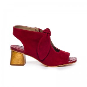 Botines Bernardo Lizzie Mujer Rojos Oscuro | IHA3890BT