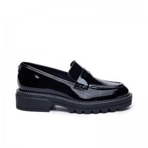 Mocasines Bernardo Chandler Lug-Sole Mujer Negros | XWW724RD