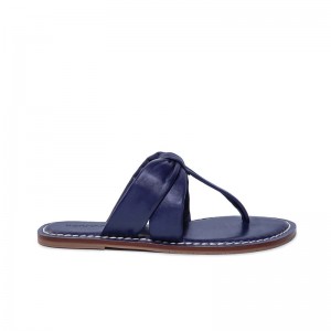 Sandalias Deslizantes Bernardo Margaret Thong Mujer Azules | WTH9060UJ
