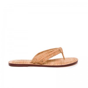 Sandalias Deslizantes Bernardo Miami Thong Mujer Marrom | JZH2247NC