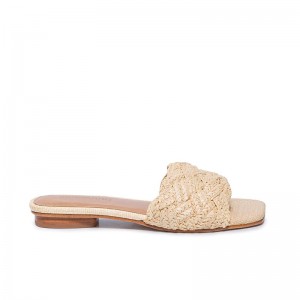 Sandalias Deslizantes Bernardo Pixie Mujer Beige | OWP6922HN