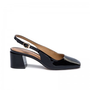 Tacones Bernardo Alexia Slingback Mujer Negros | JIN174LU