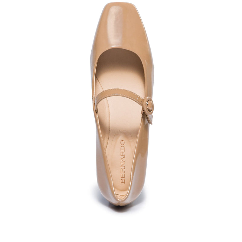 Bailarinas Bernardo Gabriela Mary Jane Mujer Beige | XFS484RJ