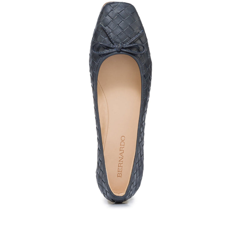 Bailarinas Bernardo Gwynn Woven Mujer Azul Marino | PZI8218ML