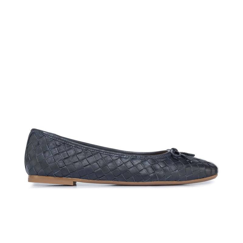 Bailarinas Bernardo Gwynn Woven Mujer Azul Marino | PZI8218ML
