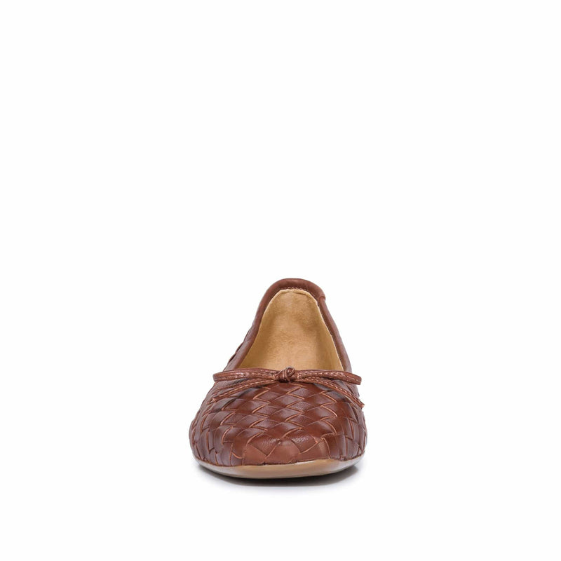 Bailarinas Bernardo Gwynn Woven Mujer Chocolate | NDS9658VQ