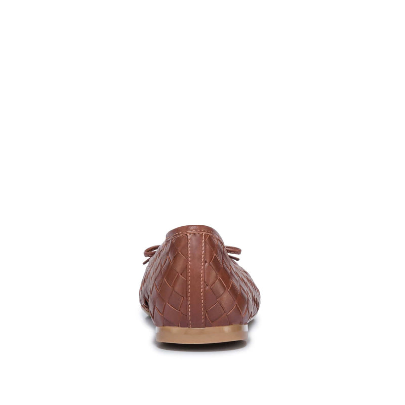 Bailarinas Bernardo Gwynn Woven Mujer Chocolate | NDS9658VQ