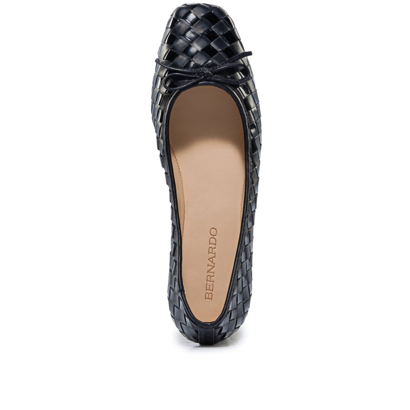 Bailarinas Bernardo Gwynn Woven Mujer Negros | VOE6273XJ