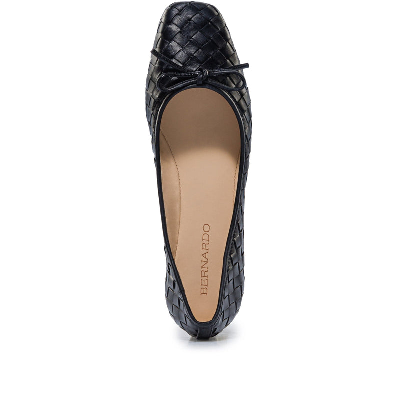 Bailarinas Bernardo Gwynn Woven Mujer Negros | HDY8955YE