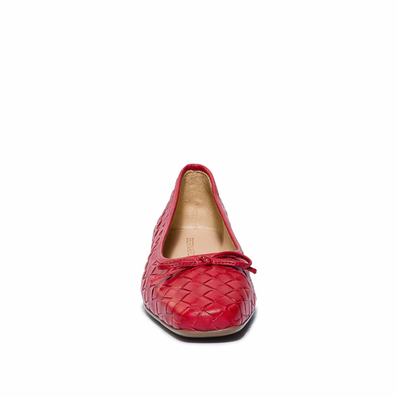 Bailarinas Bernardo Gwynn Woven Mujer Rojos | ZLE6611IW