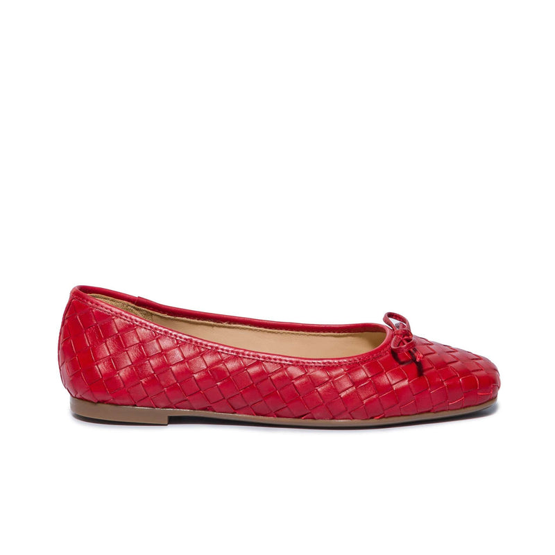 Bailarinas Bernardo Gwynn Woven Mujer Rojos | ZLE6611IW