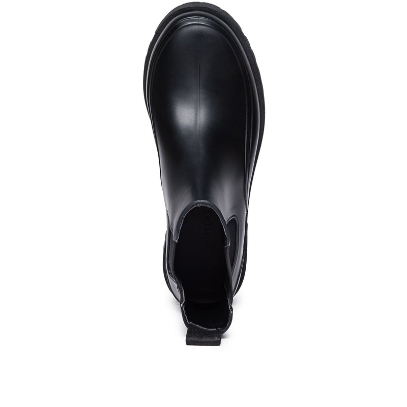Botas Chelsea Bernardo Addison Rain Mujer Negros | OJB8045YX