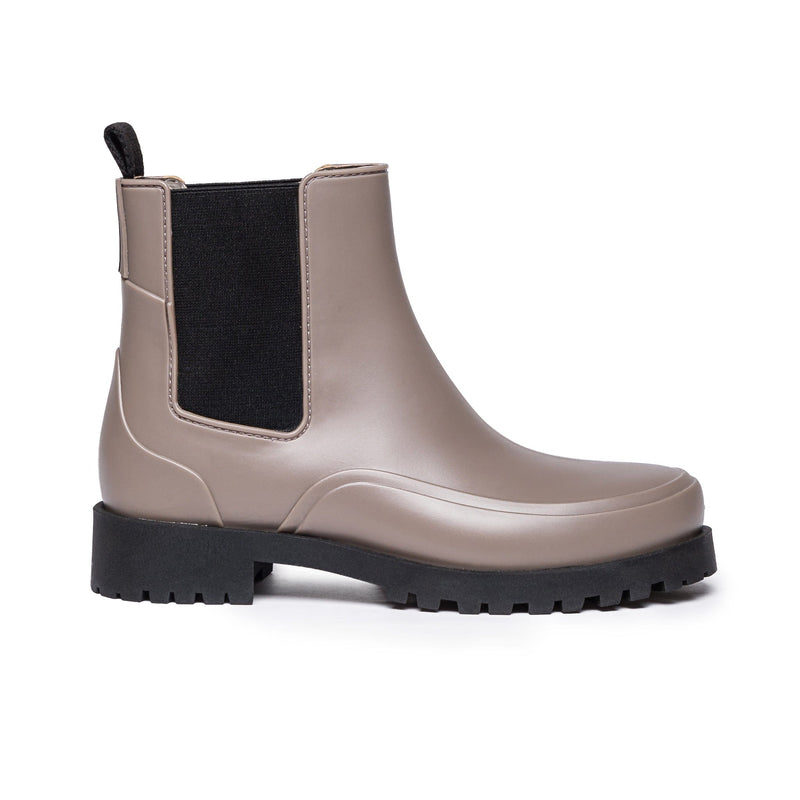 Botas Chelsea Bernardo Addison Rain Mujer Grises Negros | PQX7743XW