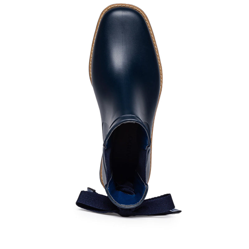 Botas Chelsea Bernardo Briton Slip On Rain Mujer Azul Marino | UJL2787TA