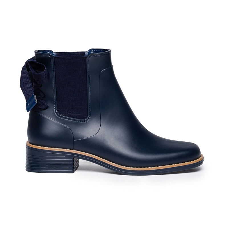 Botas Chelsea Bernardo Briton Slip On Rain Mujer Azul Marino | UJL2787TA