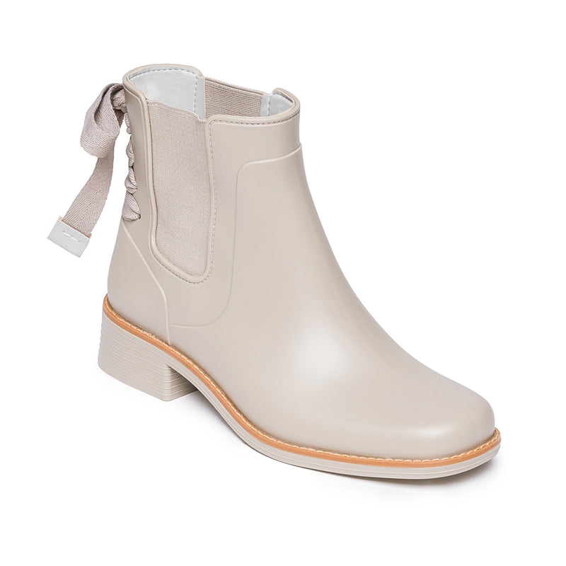 Botas Chelsea Bernardo Briton Slip On Rain Mujer Blancos | IVC9937YL