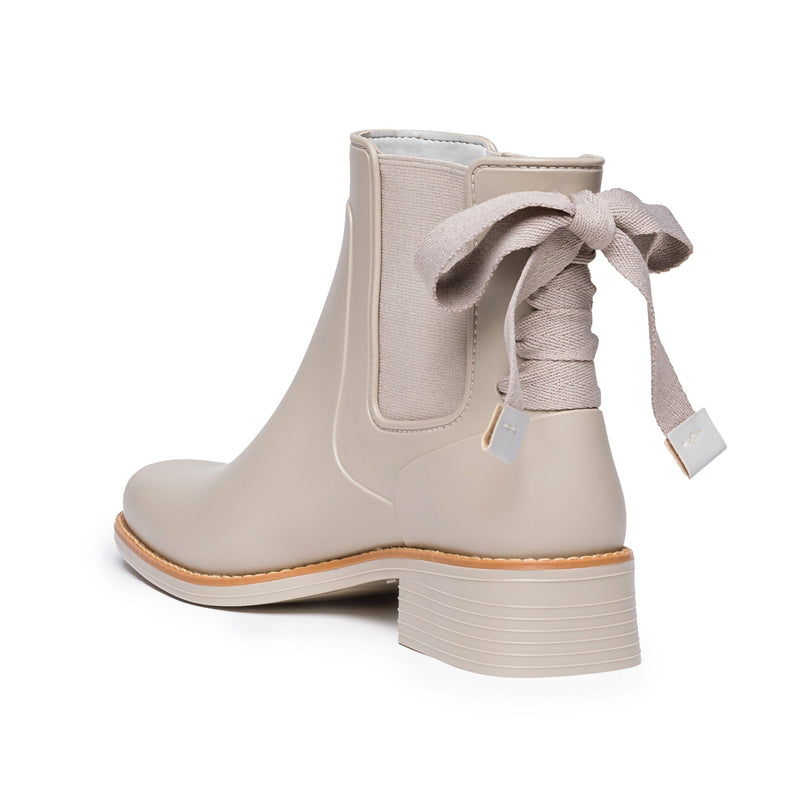 Botas Chelsea Bernardo Briton Slip On Rain Mujer Blancos | IVC9937YL