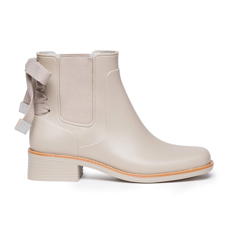Botas Chelsea Bernardo Briton Slip On Rain Mujer Blancos | IVC9937YL