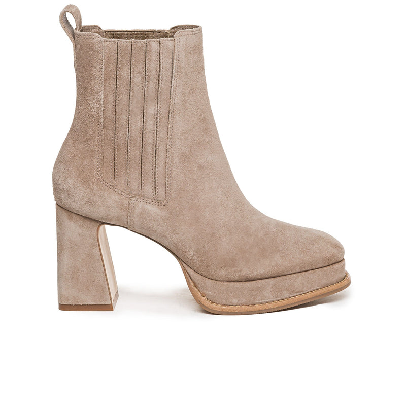 Botas Plataforma Bernardo Nicola Mujer Beige | YAU3293UC