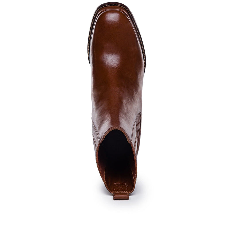 Botas Plataforma Bernardo Nicola Mujer Chocolate | PMZ7618OP