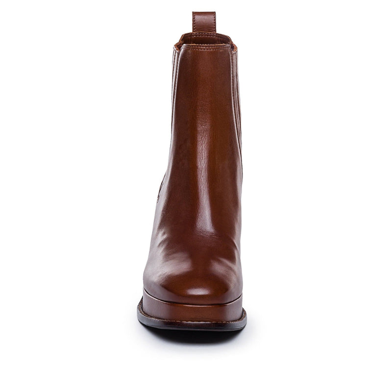 Botas Plataforma Bernardo Nicola Mujer Chocolate | PMZ7618OP