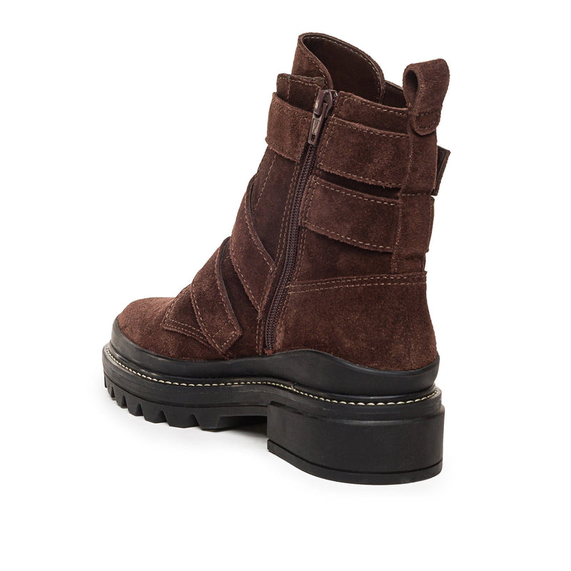 Botines Bernardo Durban Moto Mujer Chocolate | LPX1792UF
