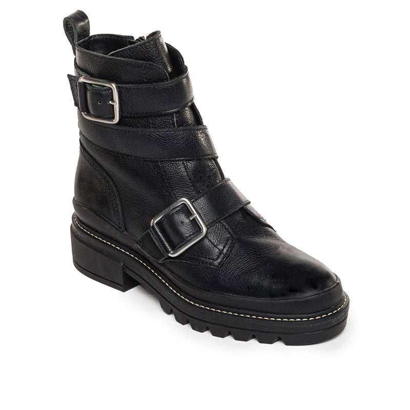 Botines Bernardo Durban Moto Mujer Negros | ZYW3321EC