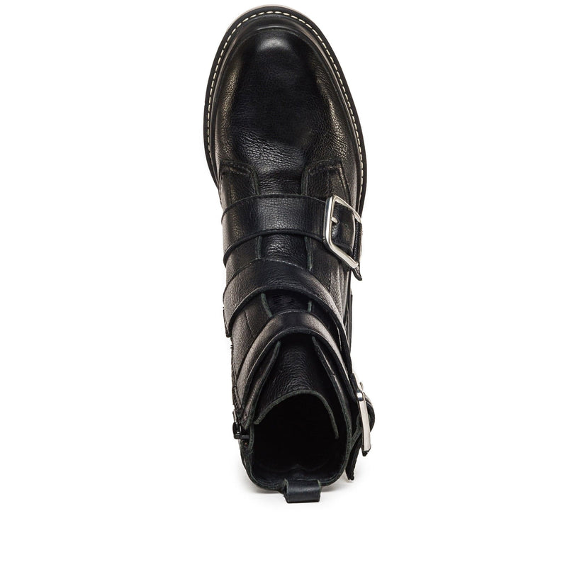 Botines Bernardo Durban Moto Mujer Negros | ZYW3321EC