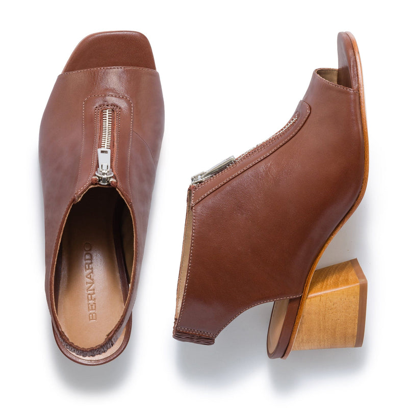 Botines Bernardo Levy Mujer Marrom Oscuro | FFX1596AJ