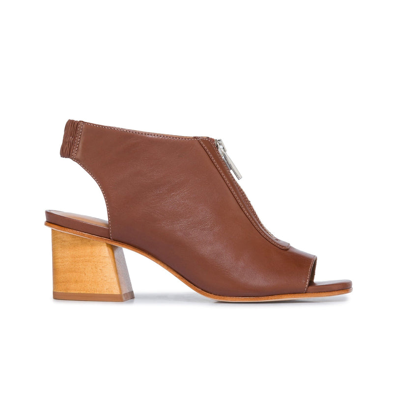 Botines Bernardo Levy Mujer Marrom Oscuro | FFX1596AJ