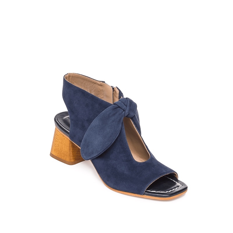 Botines Bernardo Lizzie Mujer Azul Marino | ULI2494BR
