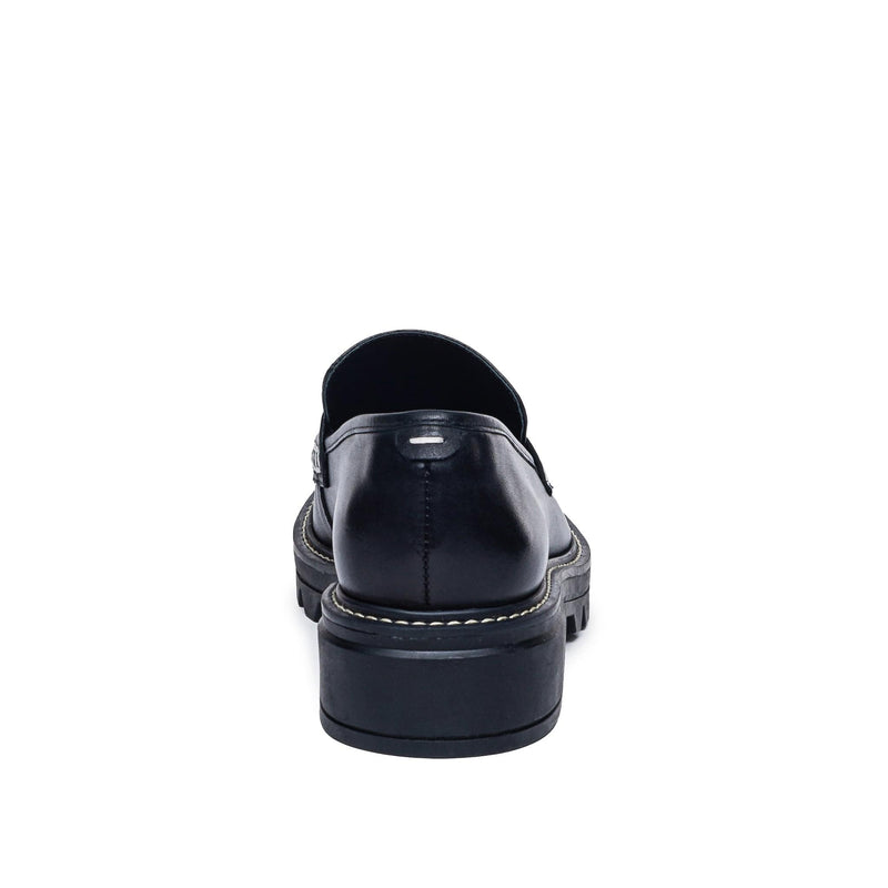 Mocasines Bernardo Chandler Lug-Sole Mujer Negros | IXO552YJ