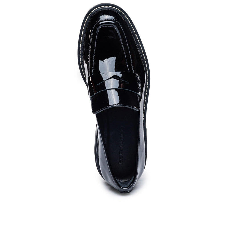 Mocasines Bernardo Chandler Lug-Sole Mujer Negros | XWW724RD