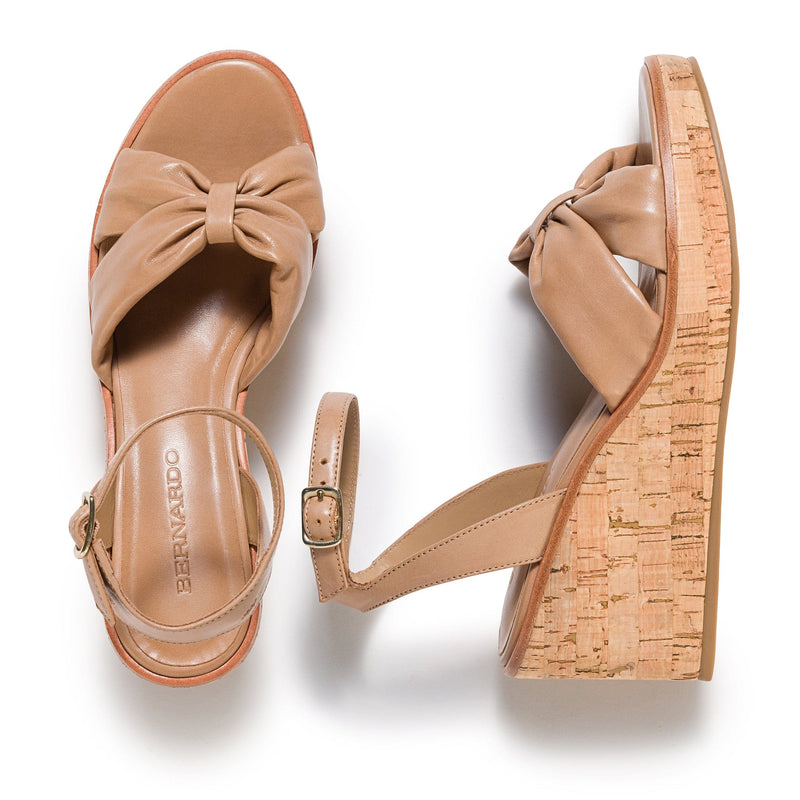 Sandalias Cuña Bernardo Kearny Mujer Marrom | XEN8235FY