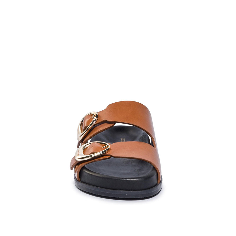 Sandalias Deslizantes Bernardo Evie Mujer Marrom Oscuro | DKI5360QQ