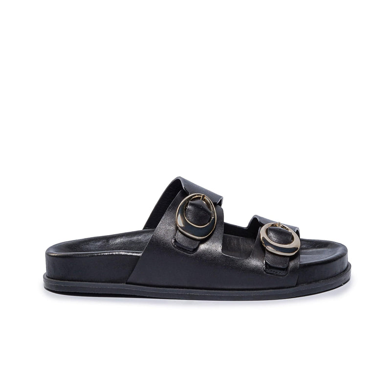 Sandalias Deslizantes Bernardo Evie Mujer Negros | PCL7472SC