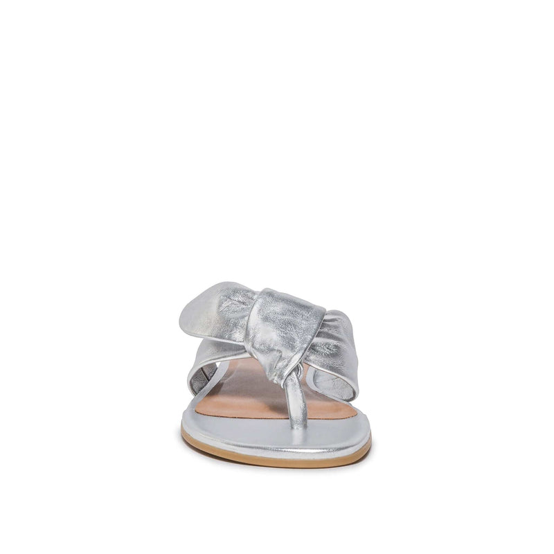 Sandalias Deslizantes Bernardo Harmony Thong Mujer Plateados | BDL4357HQ