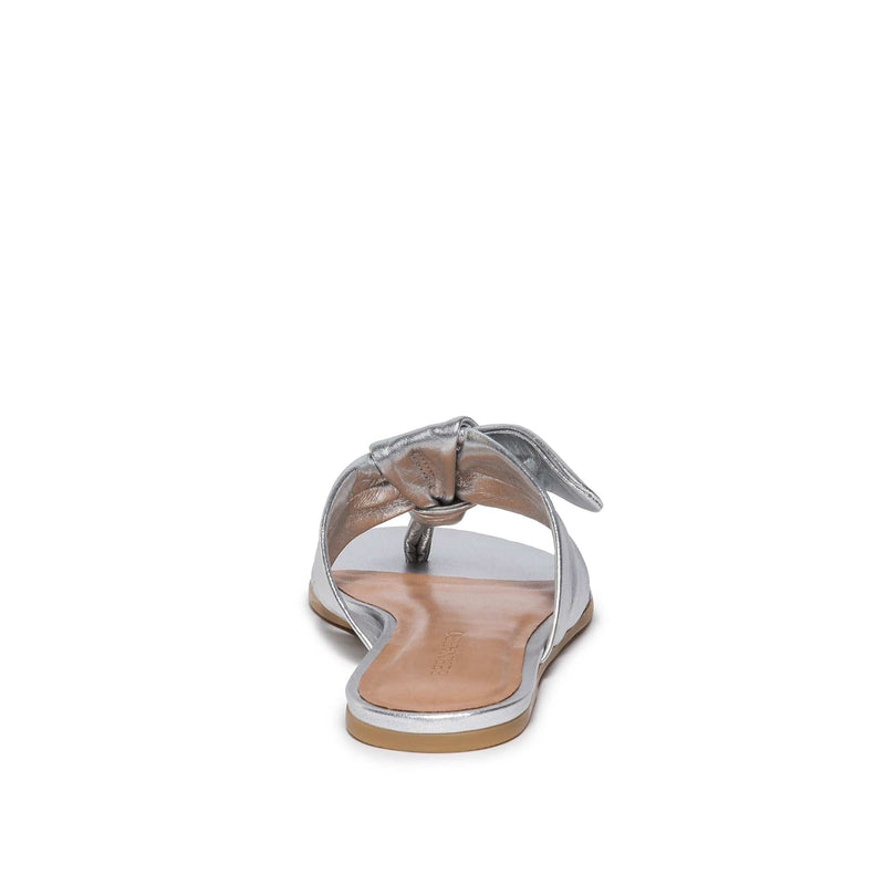 Sandalias Deslizantes Bernardo Harmony Thong Mujer Plateados | BDL4357HQ