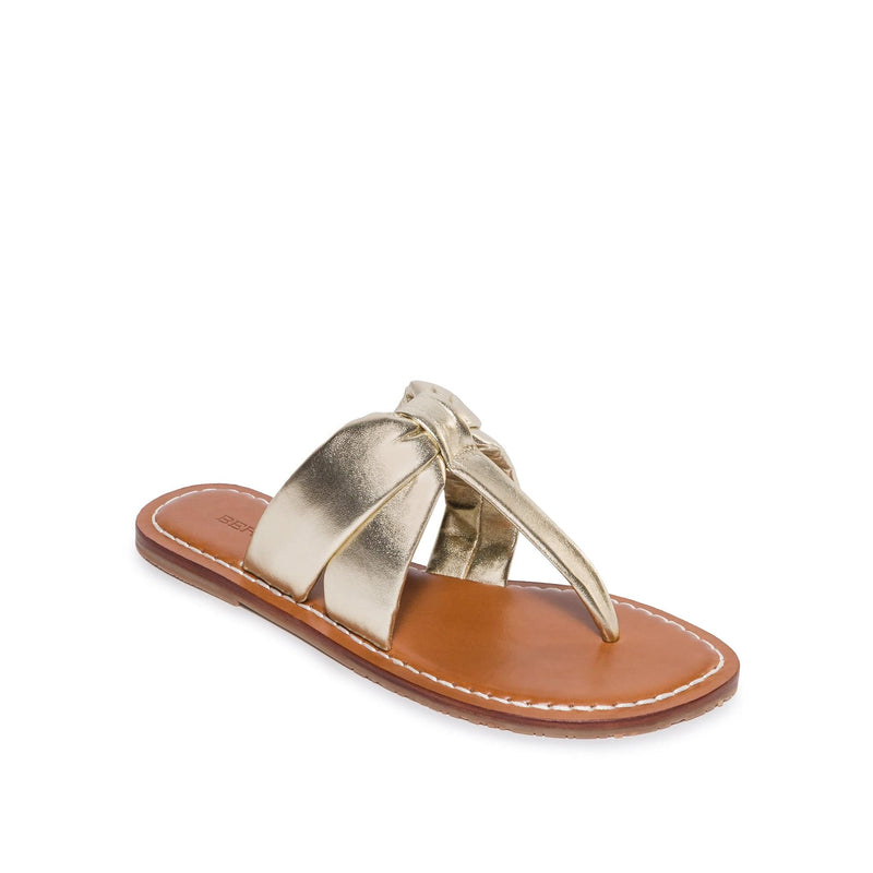 Sandalias Deslizantes Bernardo Margaret Thong Mujer Dorados | YYM7395ZJ