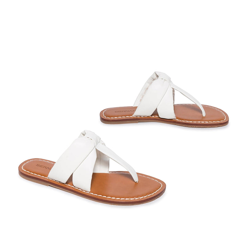 Sandalias Deslizantes Bernardo Margaret Thong Mujer Blancos | MCP5790EU
