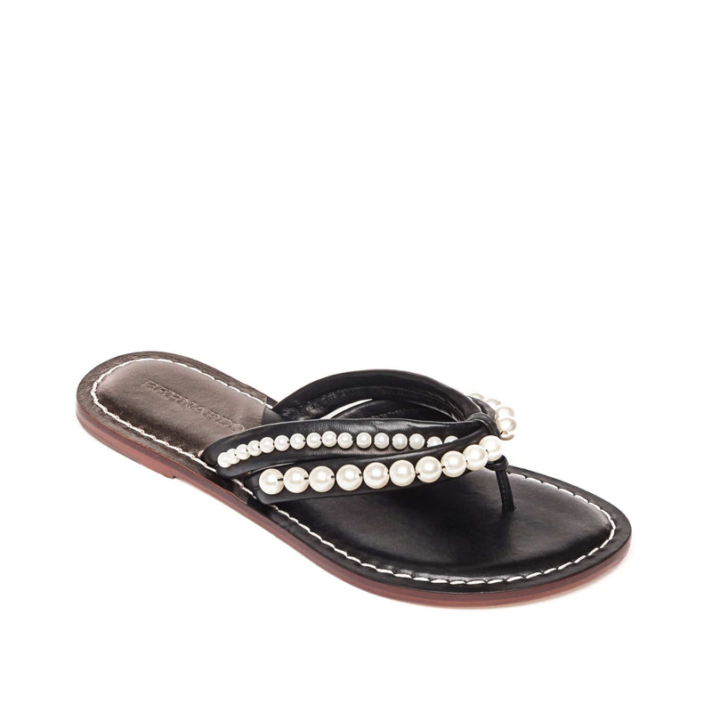 Sandalias Deslizantes Bernardo Miami Pearl Mujer Negros | ECS1752SU