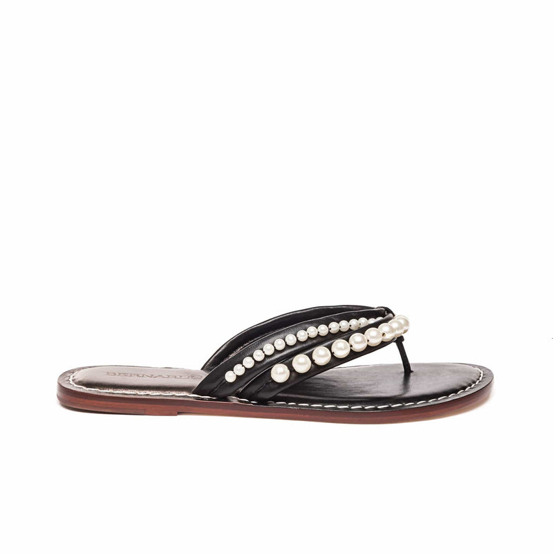 Sandalias Deslizantes Bernardo Miami Pearl Mujer Negros | ECS1752SU