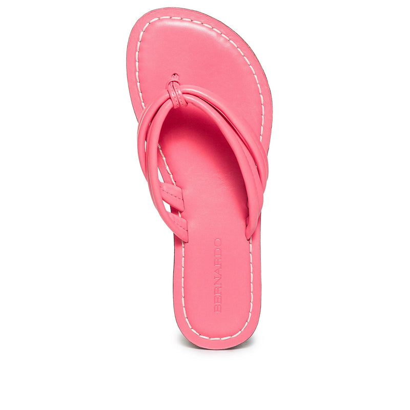 Sandalias Deslizantes Bernardo Miami Thong Mujer Rosas | SHU8078GE