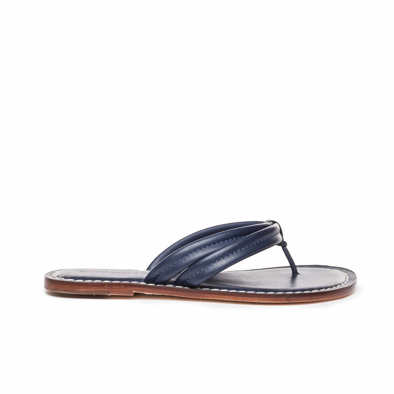 Sandalias Deslizantes Bernardo Miami Thong Mujer Azul Marino | YZS6714PP