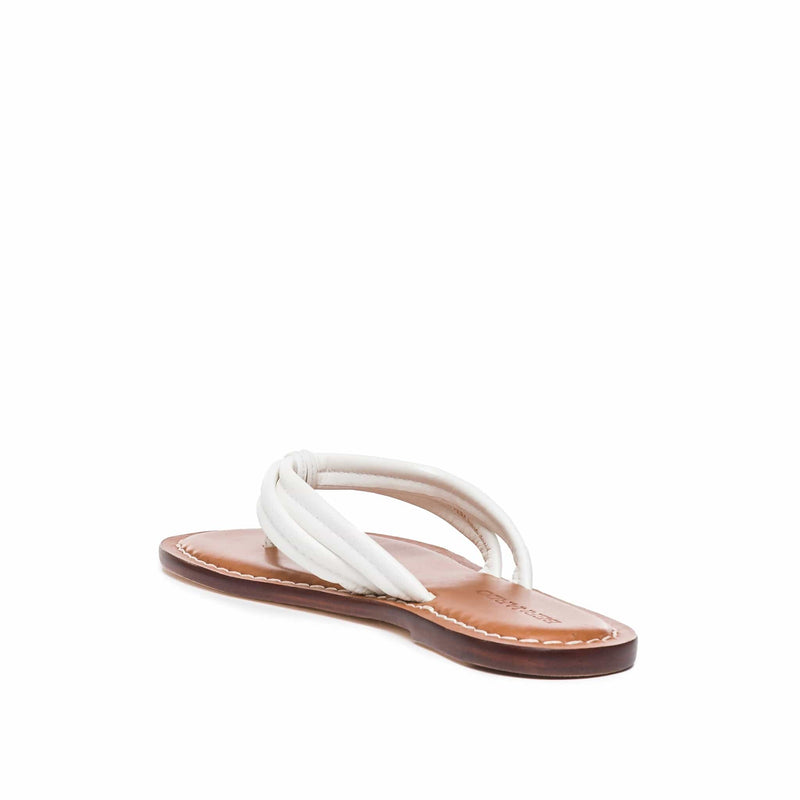 Sandalias Deslizantes Bernardo Miami Thong Mujer Blancos | HDV6261NO