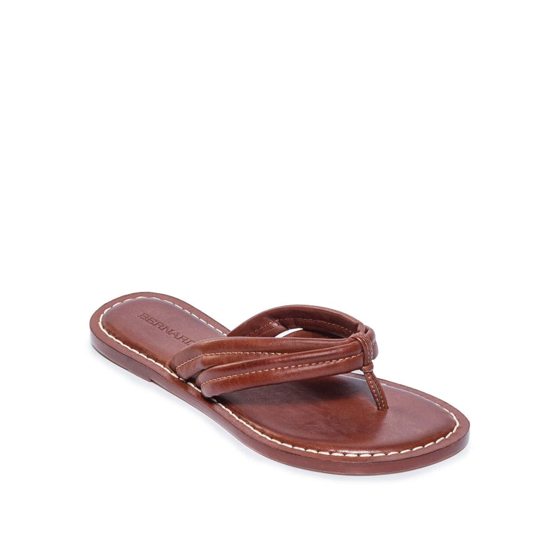 Sandalias Deslizantes Bernardo Miami Thong Mujer Chocolate | JYF7354NB
