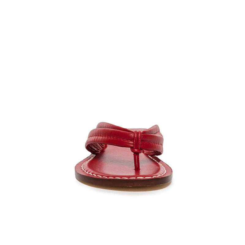 Sandalias Deslizantes Bernardo Miami Thong Mujer Rojos | EIA7128JQ