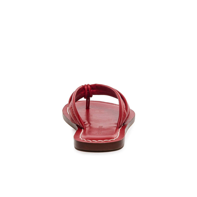 Sandalias Deslizantes Bernardo Miami Thong Mujer Rojos | EIA7128JQ