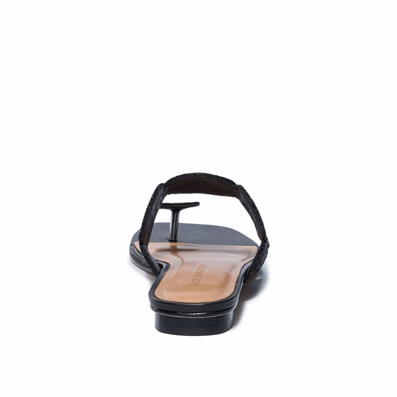 Sandalias Deslizantes Bernardo Palermo Mujer Negros | RAJ7646HT