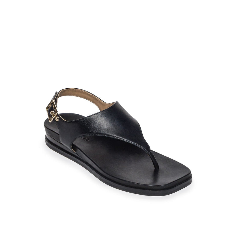 Sandalias Planas Bernardo Concord Thong Mujer Negros | CQT44100XP